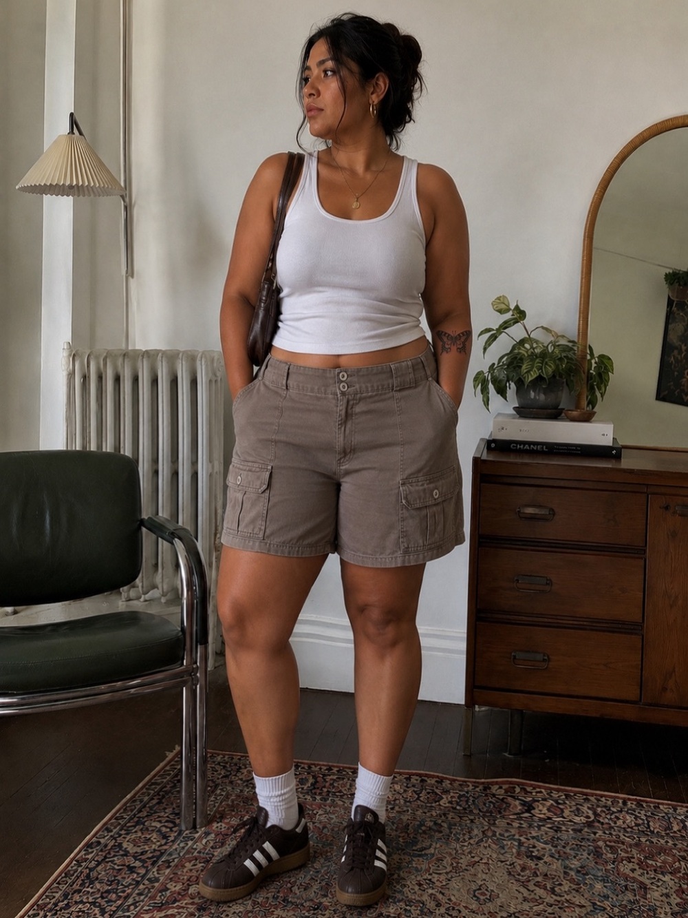 Vintage Tilley Endurables Cargo Shorts in Taupe High Rise Made in Canada 90s